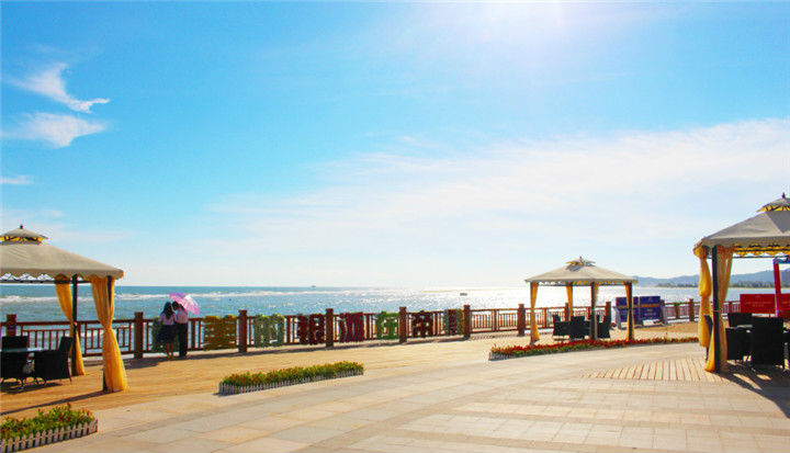 (北海恒大海上帝景所在区域海景实拍图)