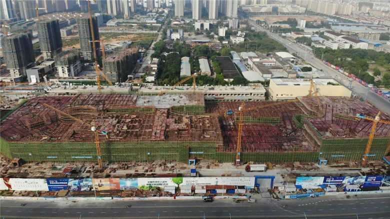 北海吾悦广场施工实景图