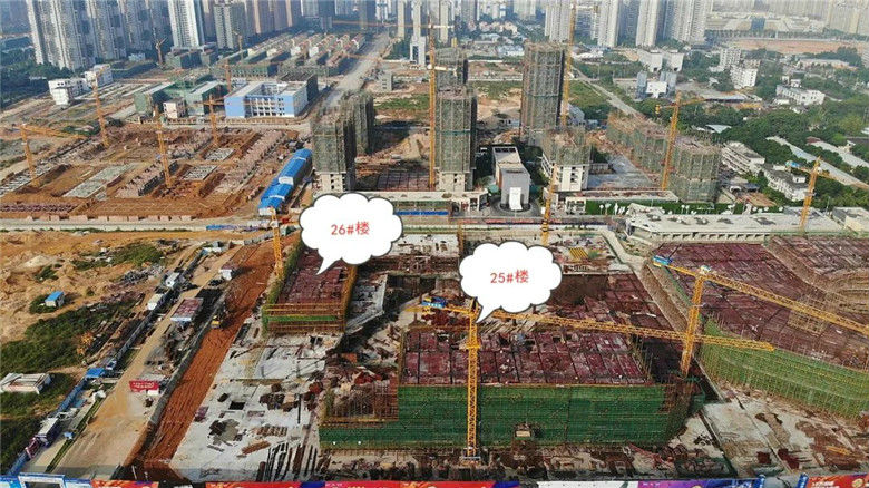 北海吾悦广场施工实景图