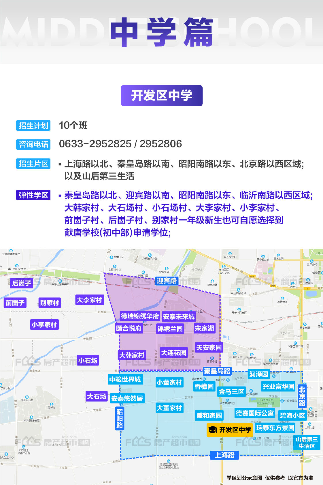 【开发区】2021日照学区划分图片版奉上!