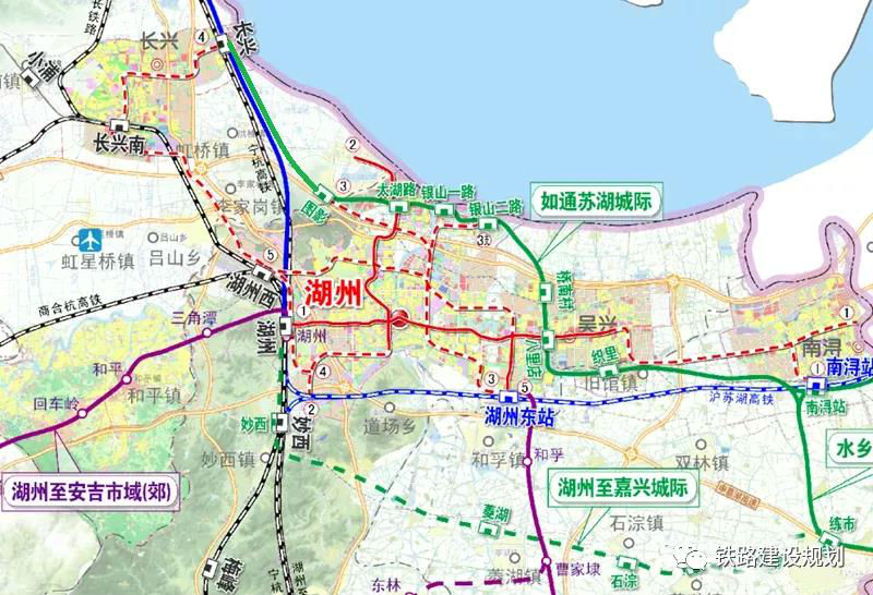 如通苏湖城际铁路浙江段社会稳定风险分析报告公示线路方案出炉