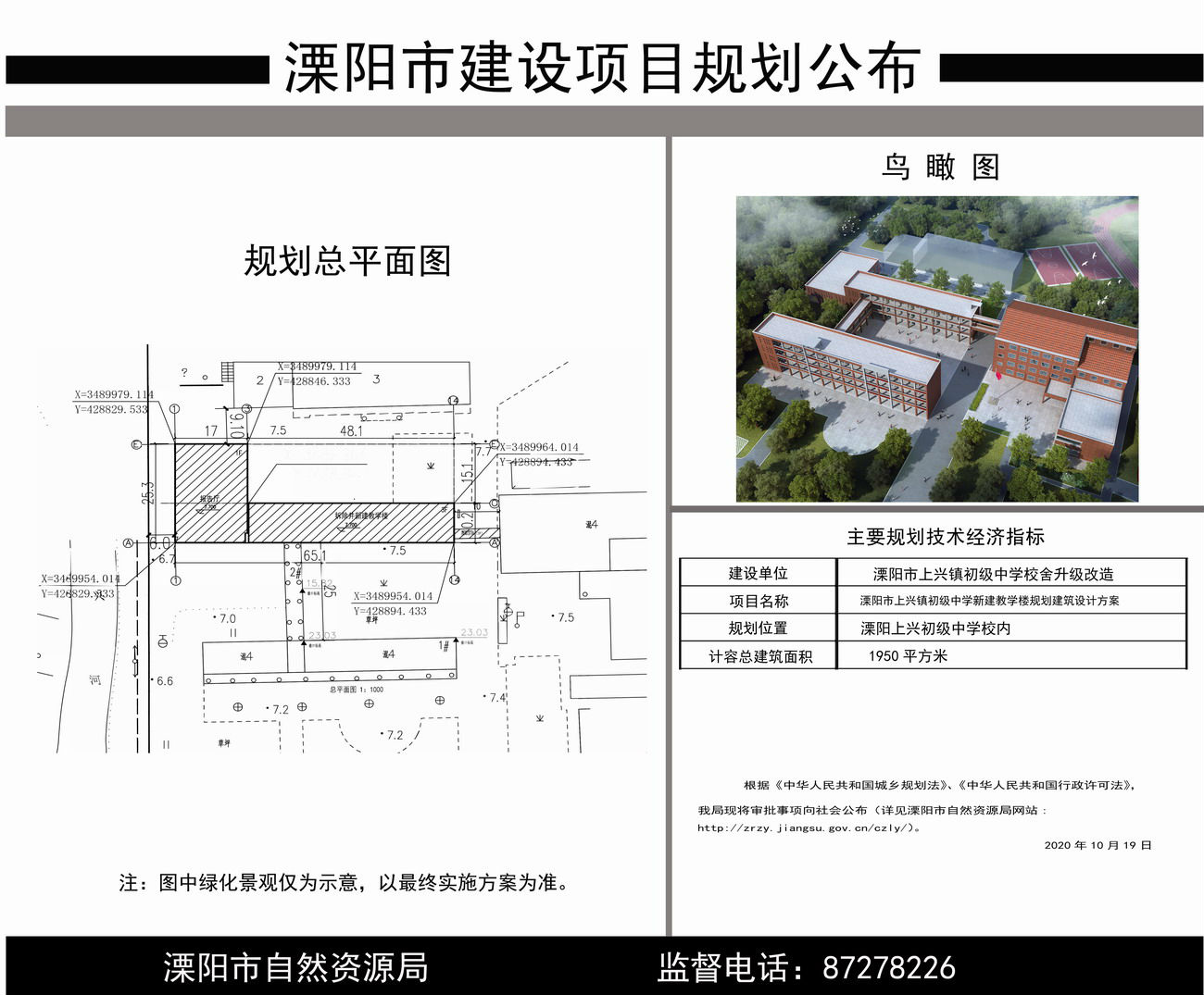 溧阳市汤桥小学项目名称:溧阳阳市汤桥幼儿园校舍改造提升工程规划